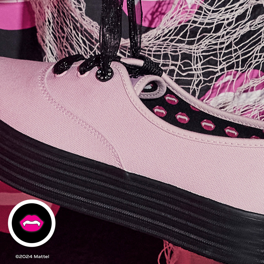 Keds Womens' Monster High Point Canvas Pink/Black