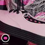 Keds Womens' Monster High Point Canvas Pink/Black