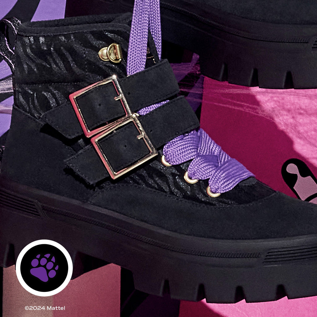 Keds Womens' Monster High Soho Boot Leather Black