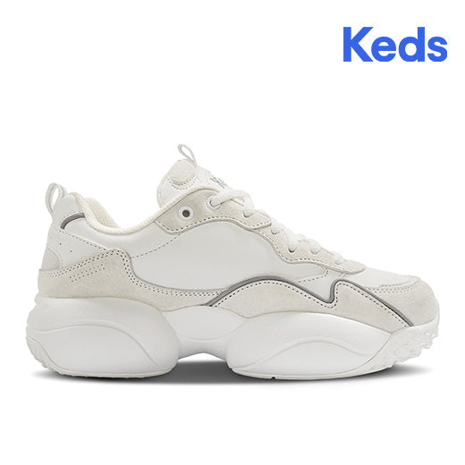 Women's Bounce Sneaker White/Silver
