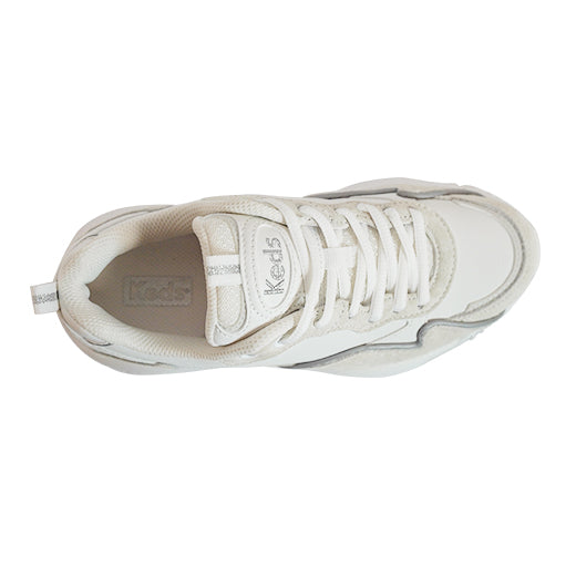 Women's Bounce Sneaker White/Silver
