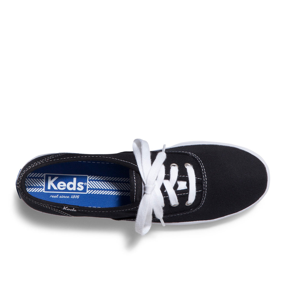 Women's Champion Canvas Lace-up Sneakers Black