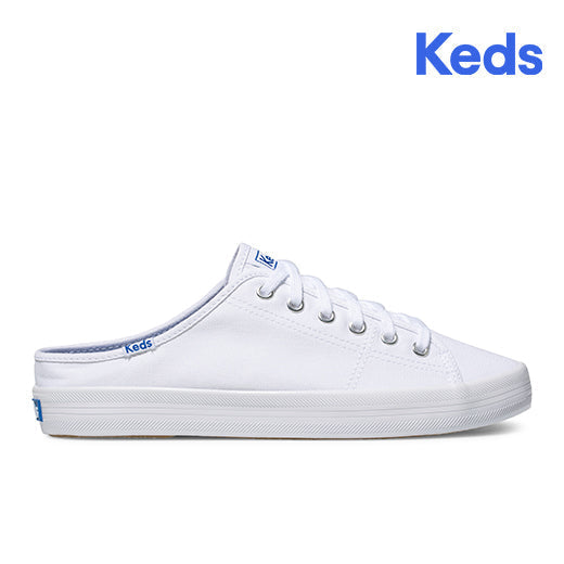 Women's Kickstart Mule Canvas White