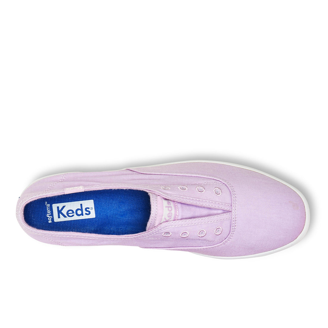 Women's Chillax Washable Twill Slip On Sneaker Lilac