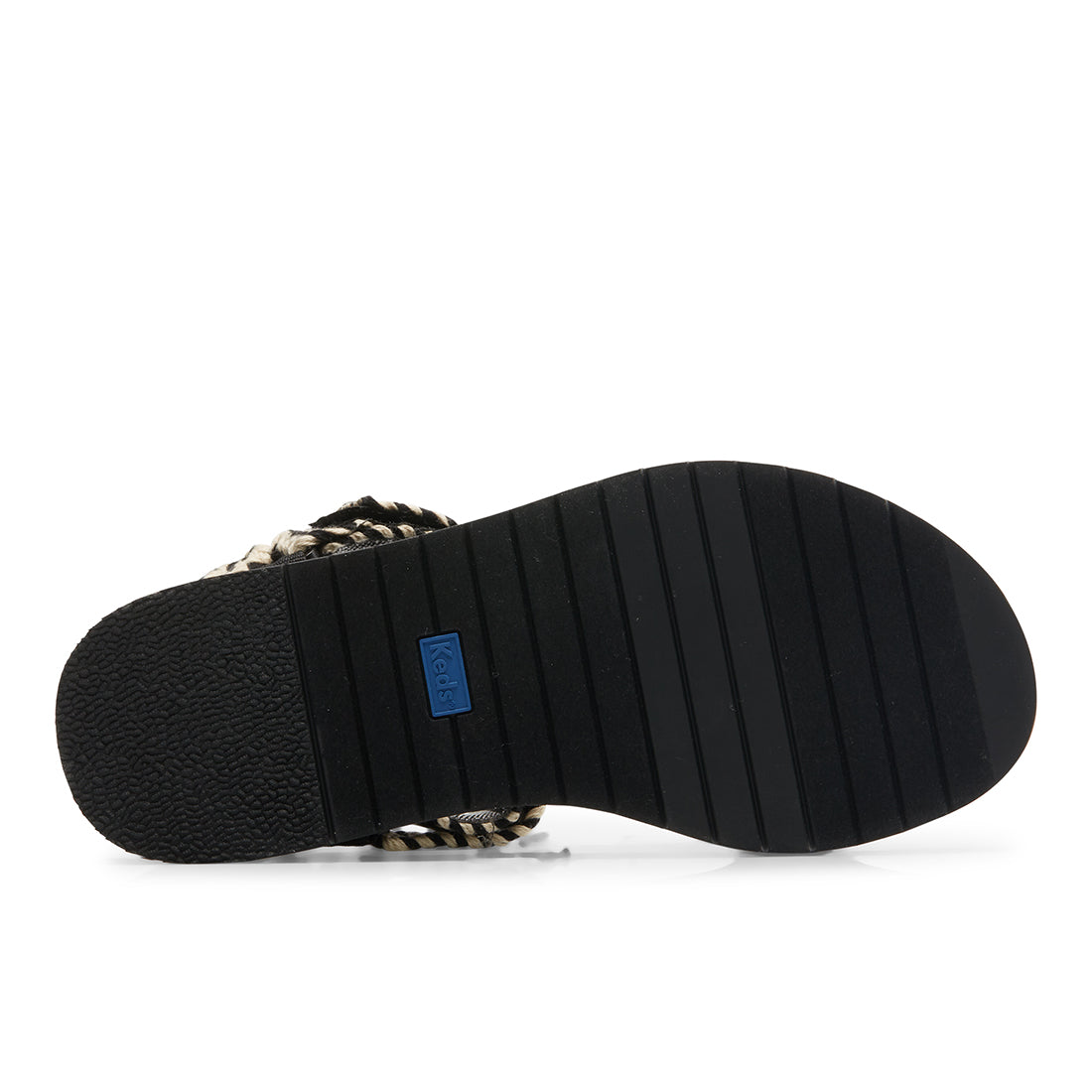 Women's Trio Platform Jute Sneaker Black