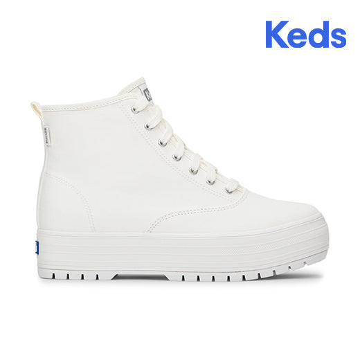 Women's The Platform Mid Lug Canvas Snow White