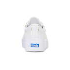 Women's Jump Kick Duo Canvas Piping Sneakers White / Gold
