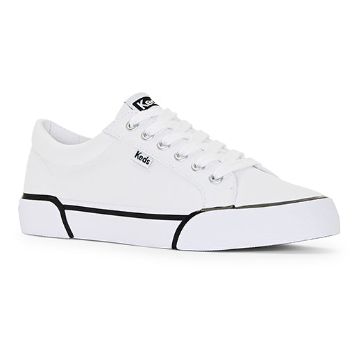 Women's Jump Kick Canvas Bumper Foxing Sneaker White