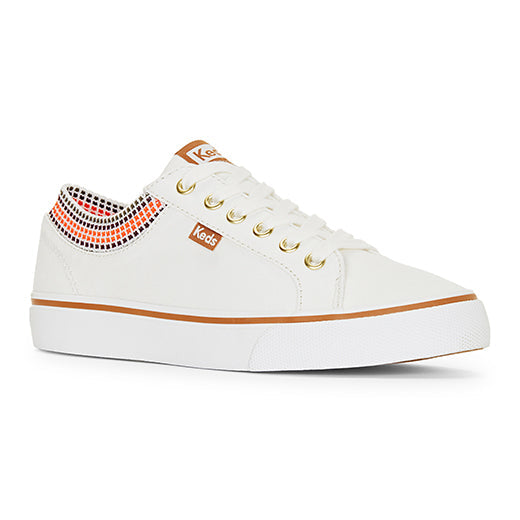 Women's Jump Kick Rib Knit Cllr Square Snow White