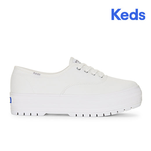 Women's The Platform Lug Canvas Off White