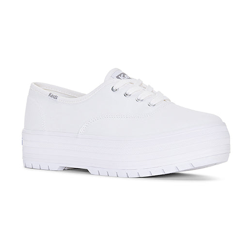 Women's The Platform Lug Canvas Off White