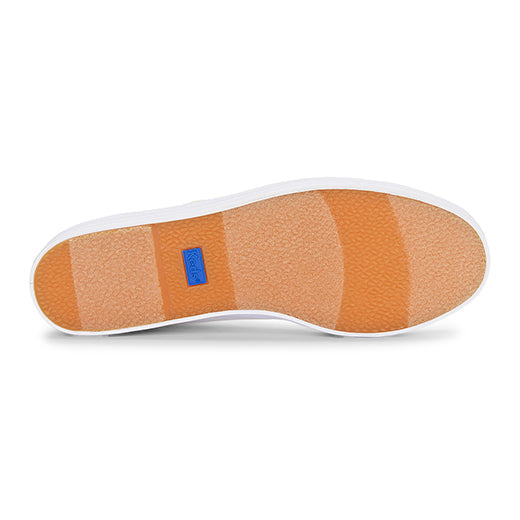 Women's Triple Up Canvas Piping White/Gold