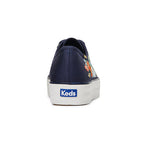 Women's Triple Kick RPC Vintage Blossom Embriodery Sneakers Navy