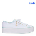 Women's Triple Up MB Piping Sneaker White/Green