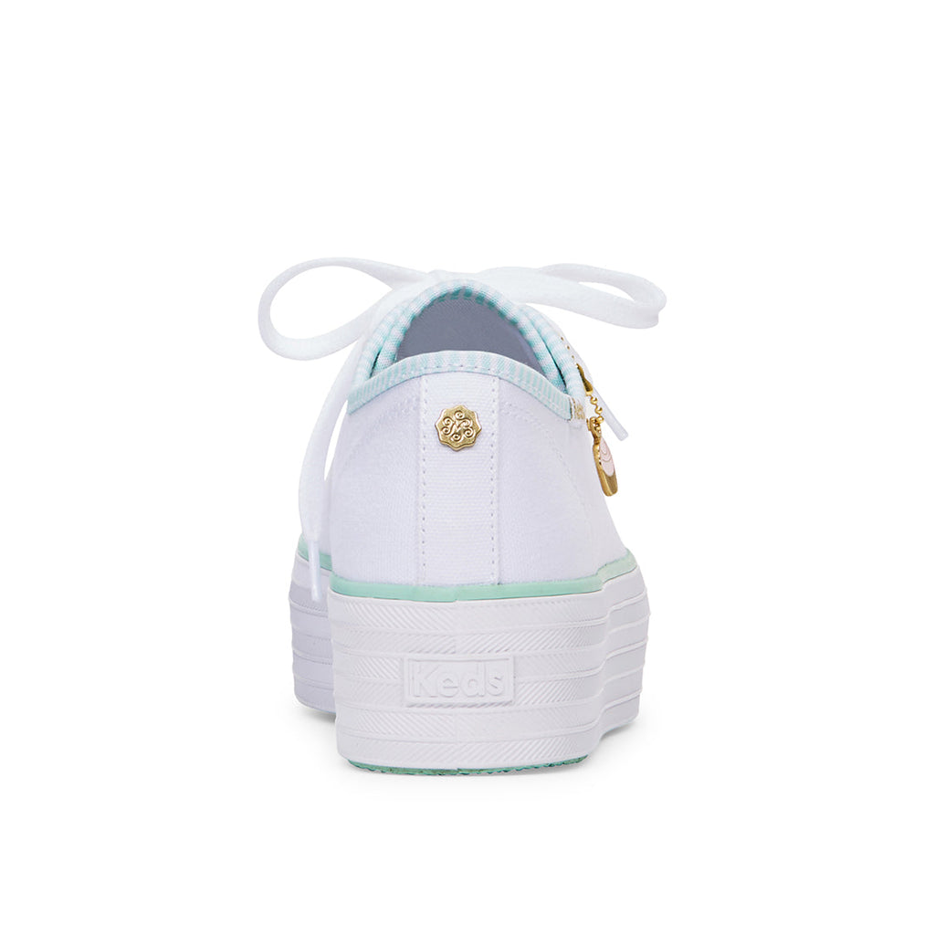 Women's Triple Up MB Piping Sneaker White/Green