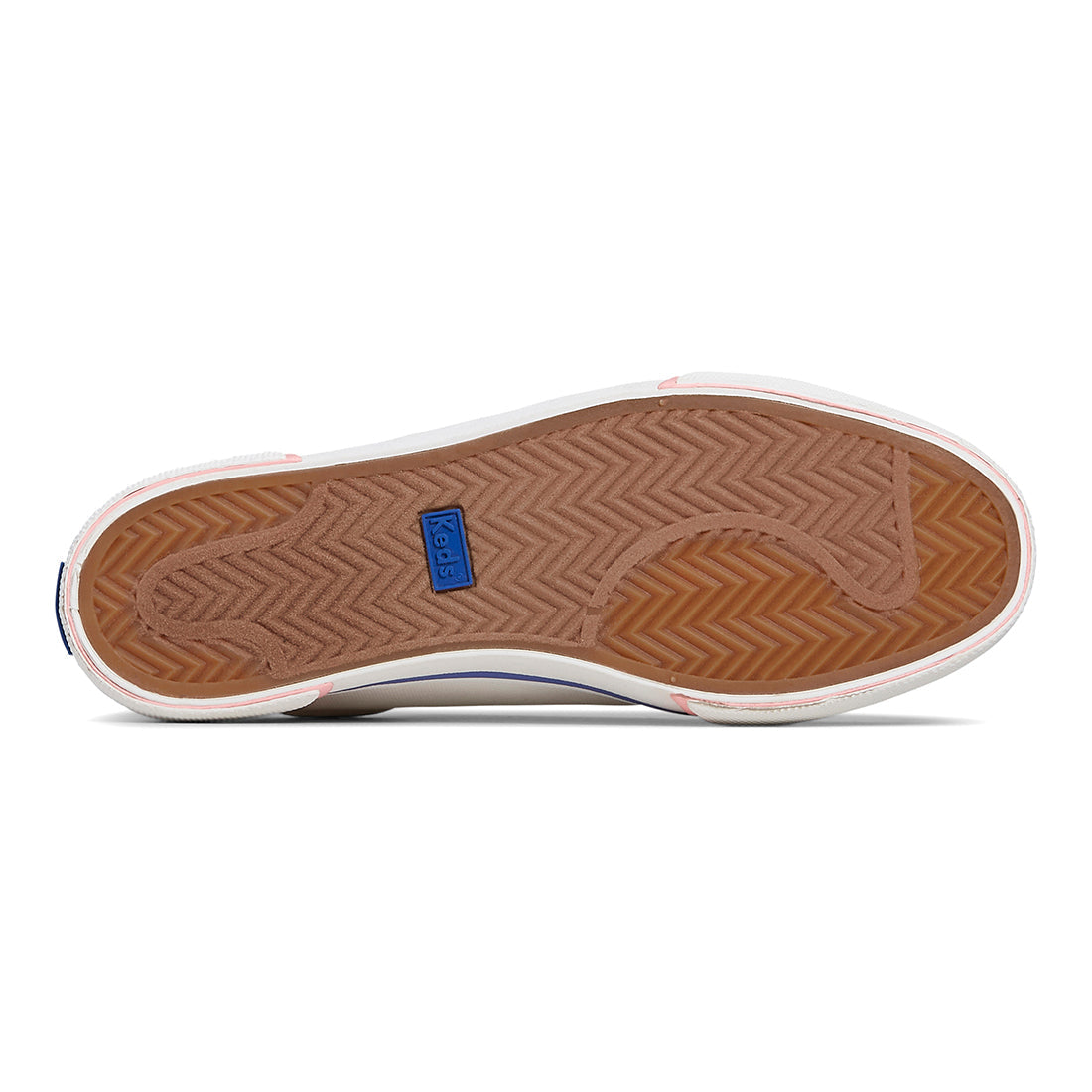 Women's Jump Kick Canvas Bumper Foxing Pop Lining Sneaker White/Blue