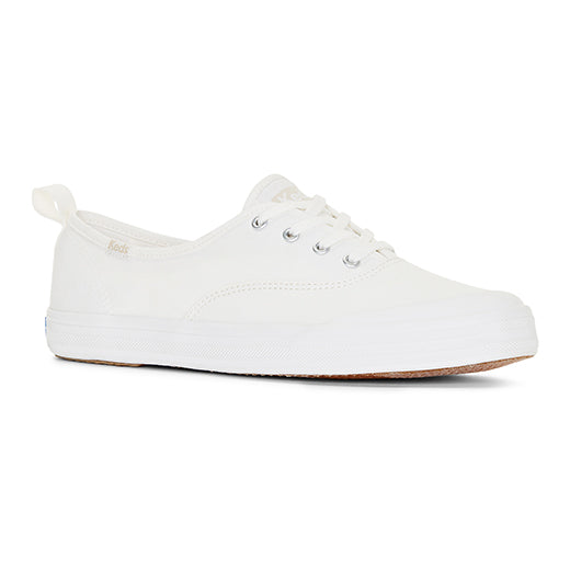 Women's Champion Toe Cap Canvas  Sneaker White