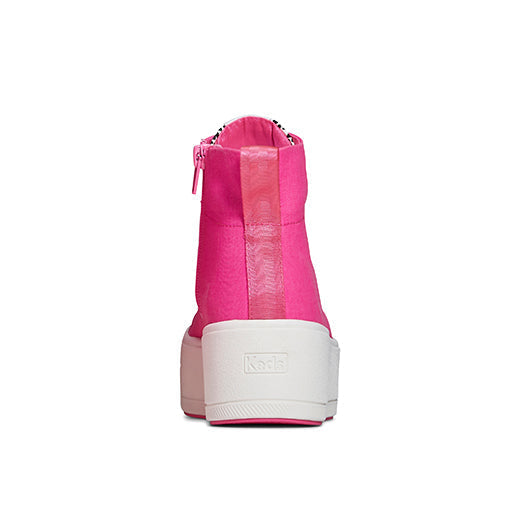 Women's Platform Skyler Hi Canvas Sneaker Fuchsia
