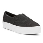 Keds Womens' Point Slip Textile Black