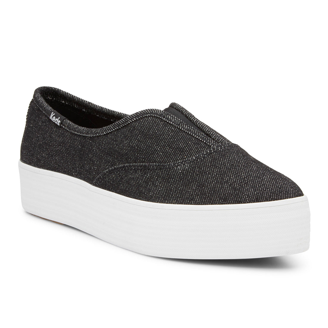 Keds Womens' Point Slip Textile Black