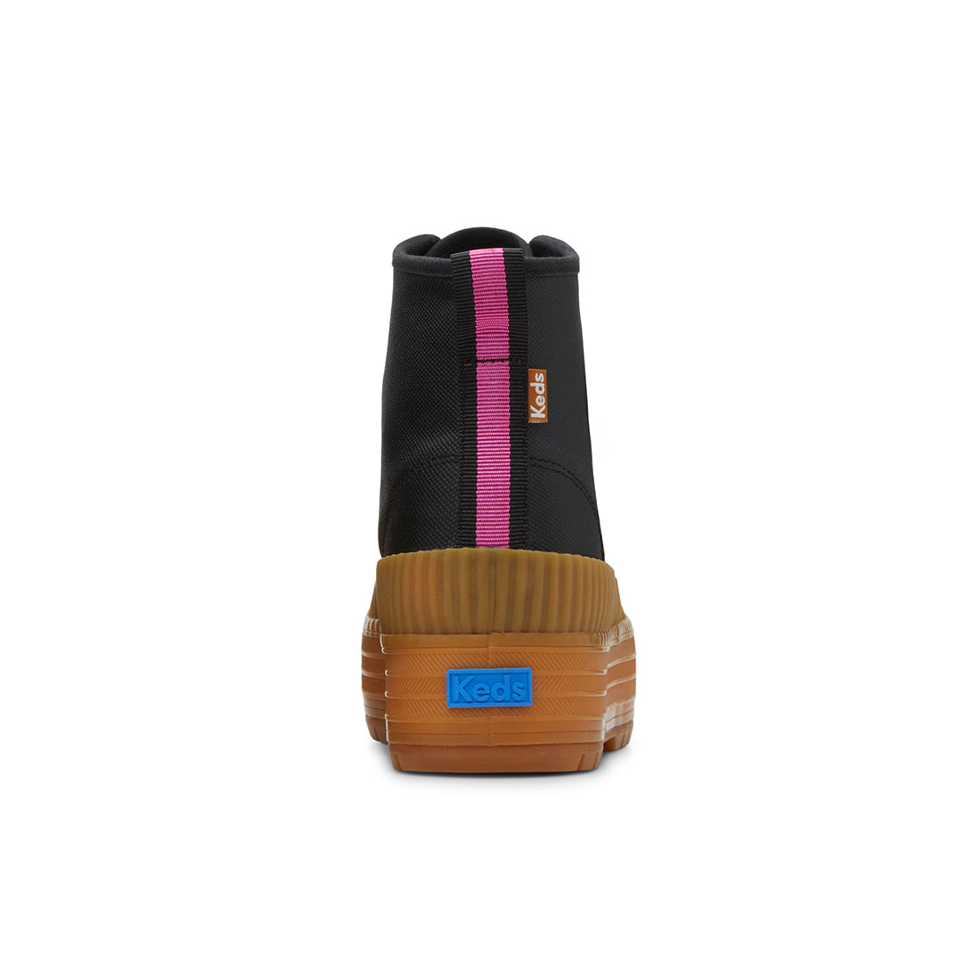 Keds Womens' The Platform Mid Lug Weatherized Black/Gum