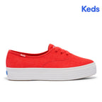 Keds Womens' Point Linen Red