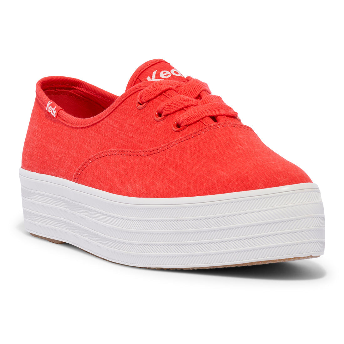 Keds Womens' Point Linen Red