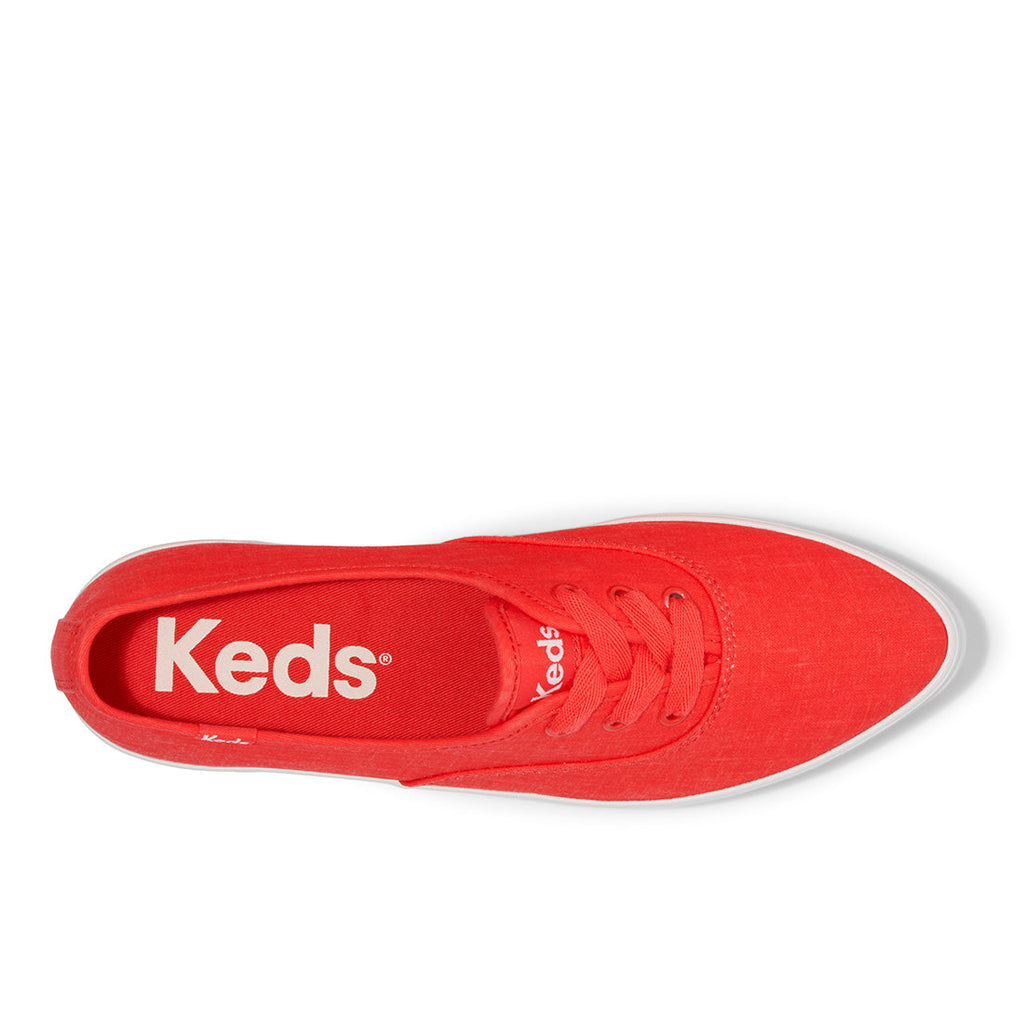 Keds Womens' Point Linen Red
