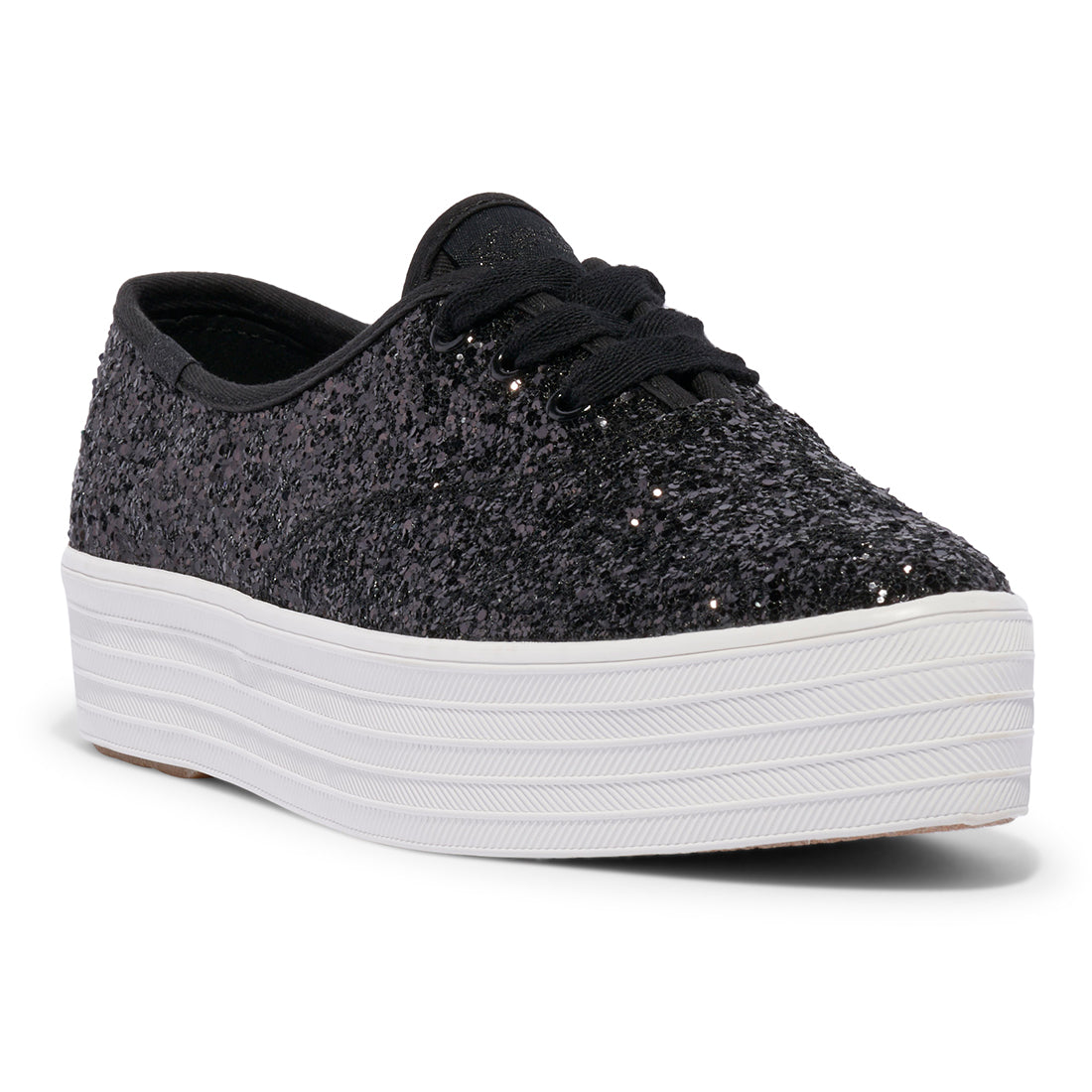 Keds Womens' Point Glitter Cel Black