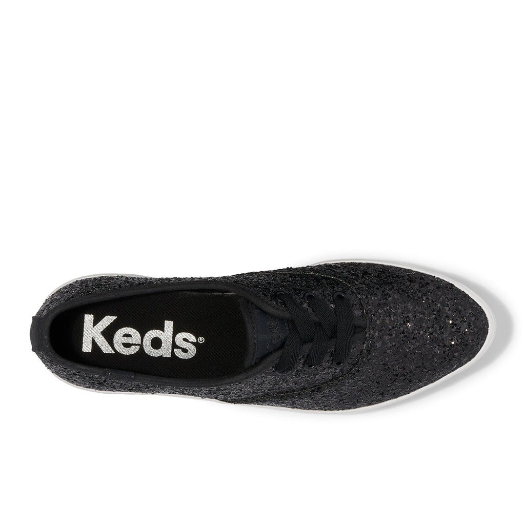 Keds Womens' Point Glitter Cel Black