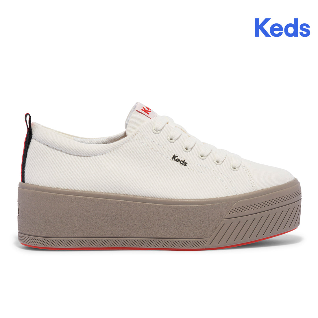 Keds Womens' Skyler Heavy Twill Sneaker White
