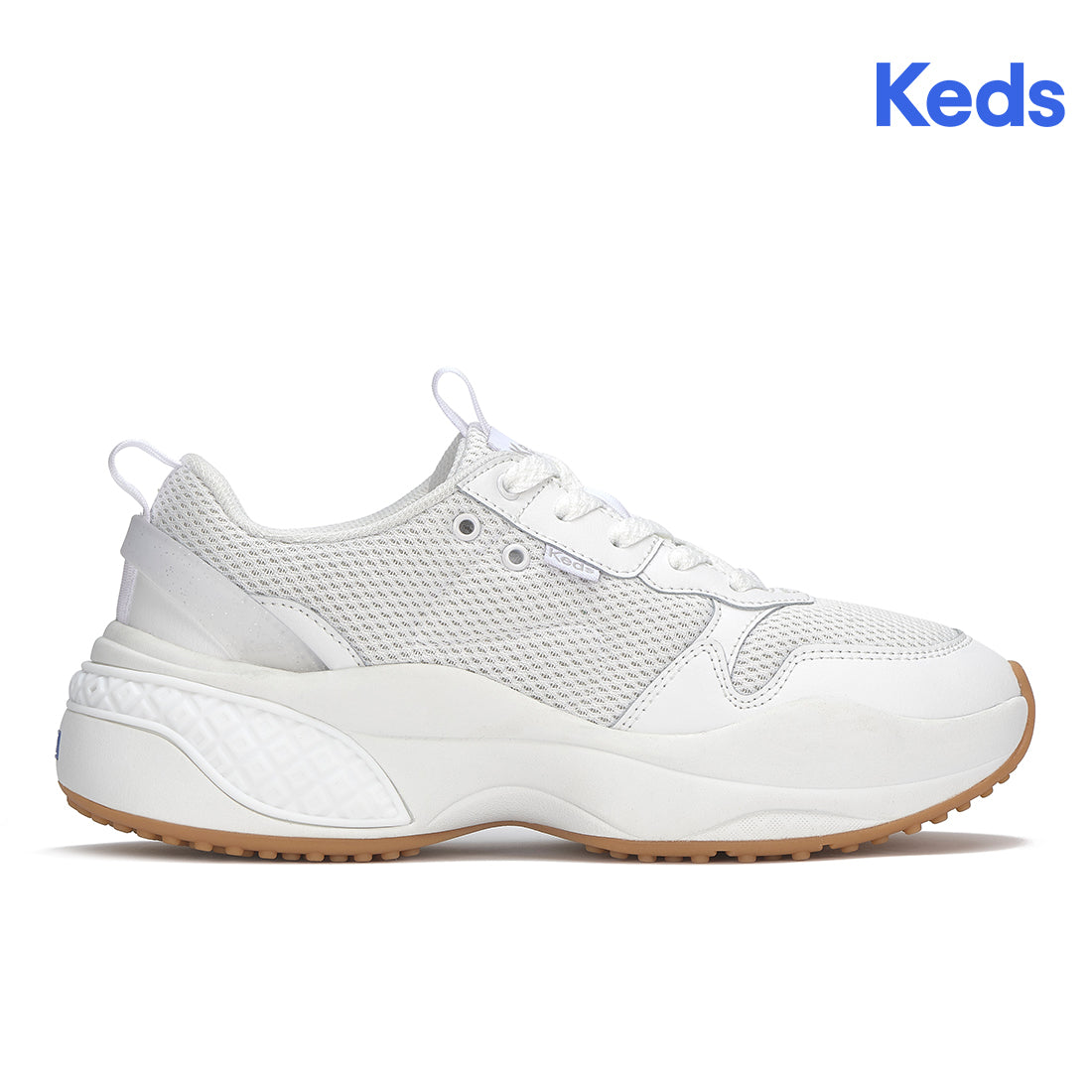 Women's Cross City Trainer Leather/Mesh Sneaker White
