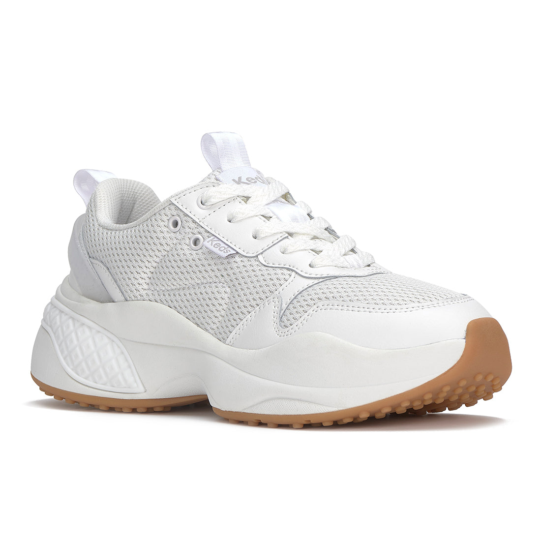 Women's Cross City Trainer Leather/Mesh Sneaker White