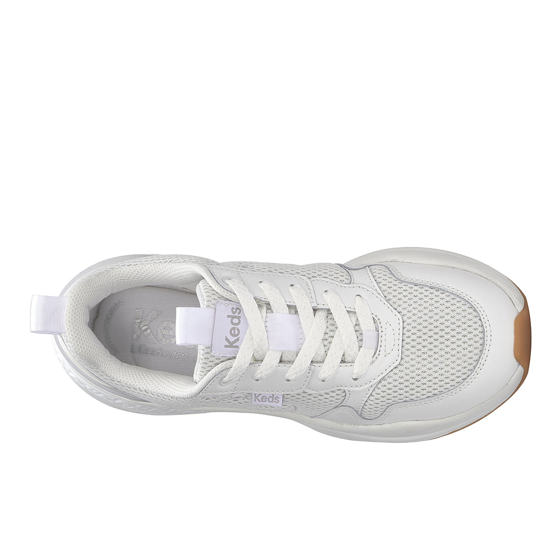 Women's Cross City Trainer Leather/Mesh Sneaker White