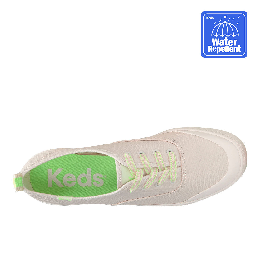 Womens Champion Toe Cap TRX Splash Canvas Sneaker Sea Salt/Lime