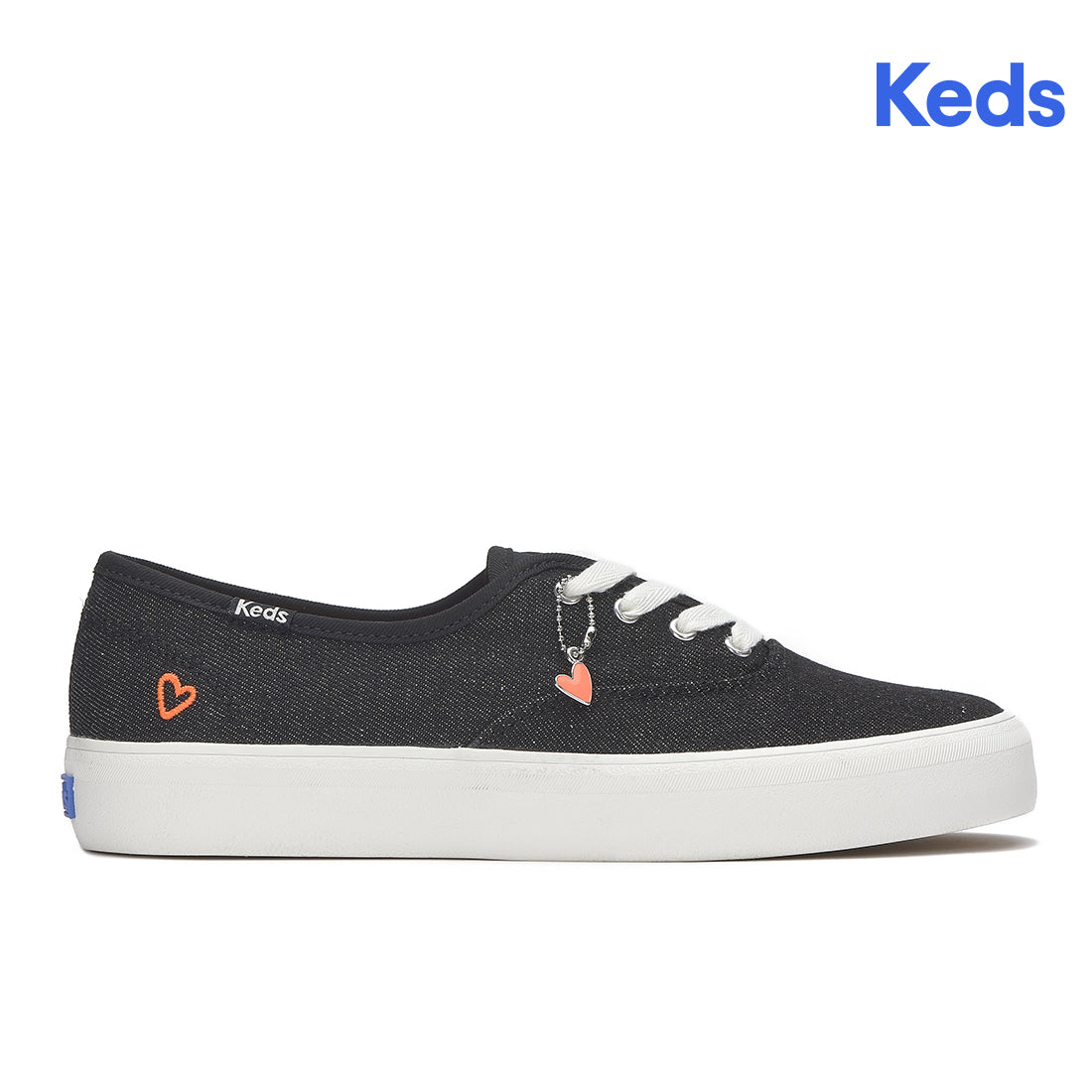 Keds Champion Gender Neutral Washed Denim Sneaker Black