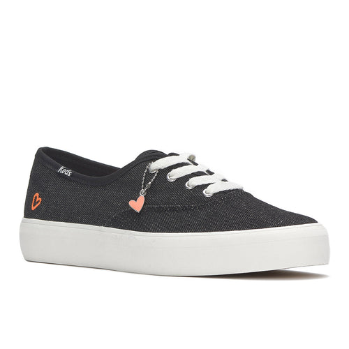 Keds Champion Gender Neutral Washed Denim Sneaker Black