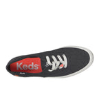 Keds Champion Gender Neutral Washed Denim Sneaker Black