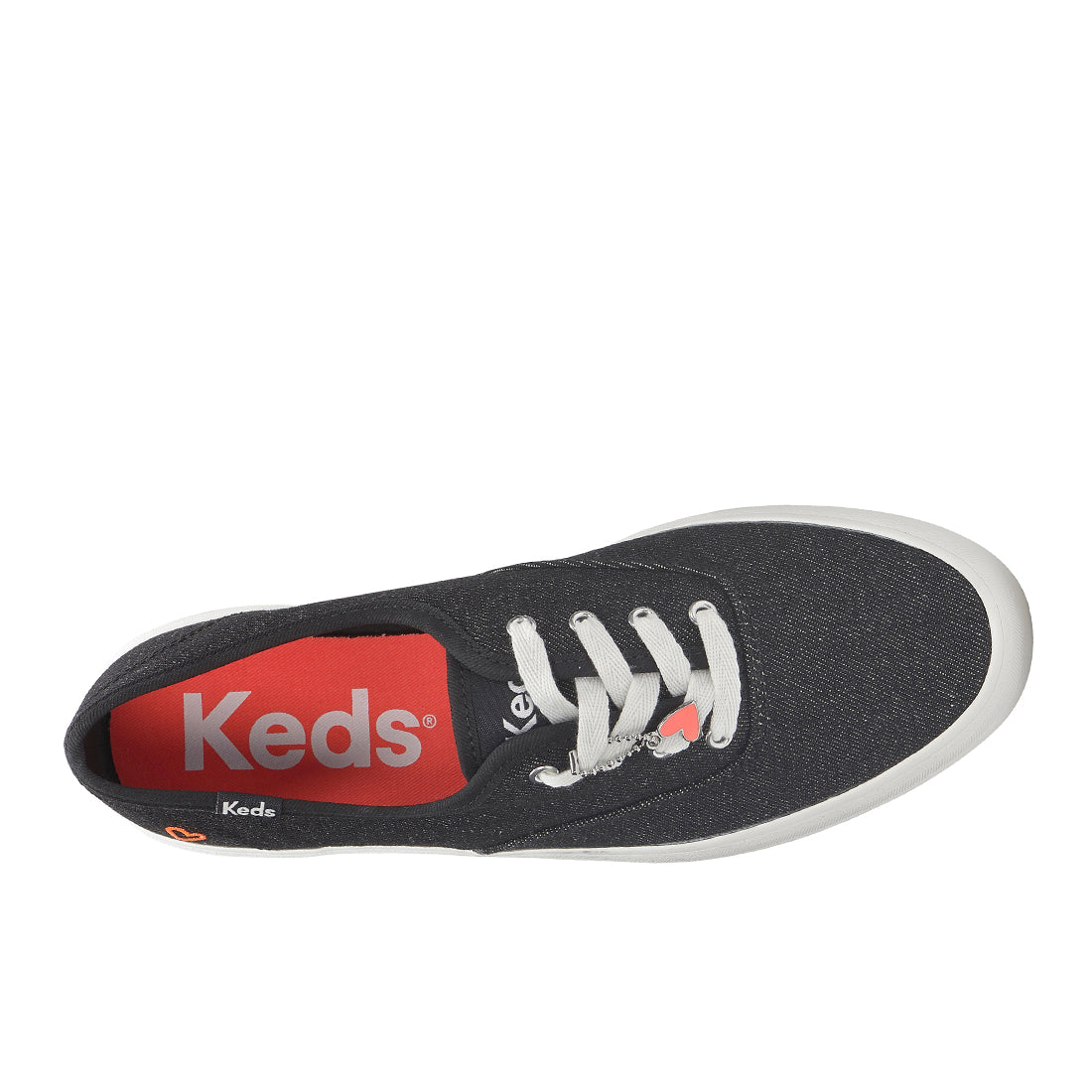 Keds Champion Gender Neutral Washed Denim Sneaker Black