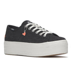 Women's Triple Up Washed Denim Black