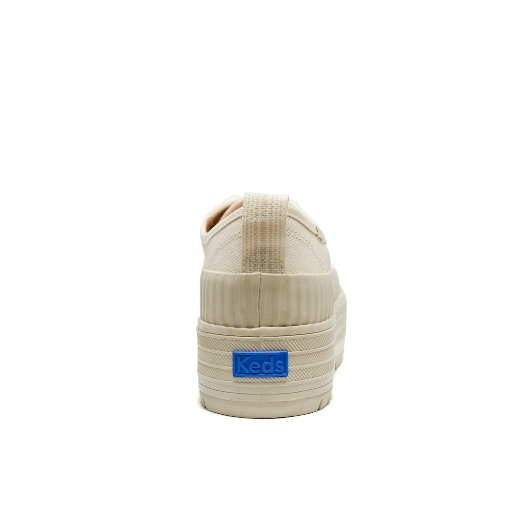 Women's The Platform Lug Weathrized Splash Canvas Sea Salt/Oatmeal