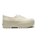 Women's The Platform Lug Weathrized Splash Canvas Sea Salt/Oatmeal