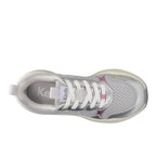 Women's Cross City Trainer Leather/Mesh Sneaker Grey/Silver