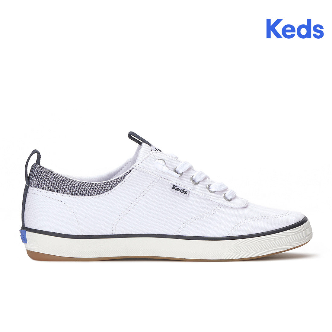 Keds Center III Slip-On Canvas White/Navy
