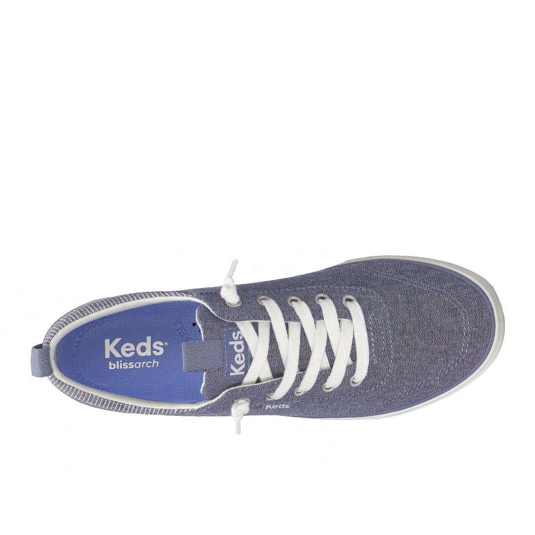 Keds Center III Slip-On Chambray Navy Sneaker