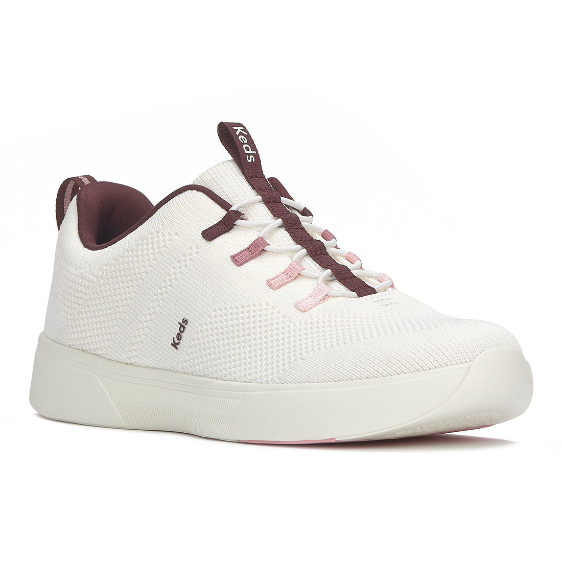Keds Blisswalk Alt Eng Knit Snow White/Fig