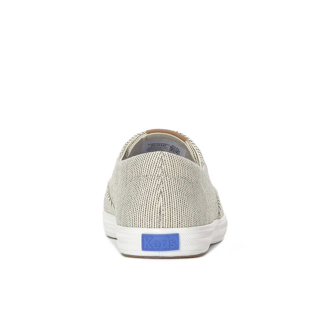 Keds Champion Round Toe Slip Seed Stripe Sneaker Cream