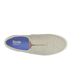 Keds Champion Round Toe Slip Seed Stripe Sneaker Cream
