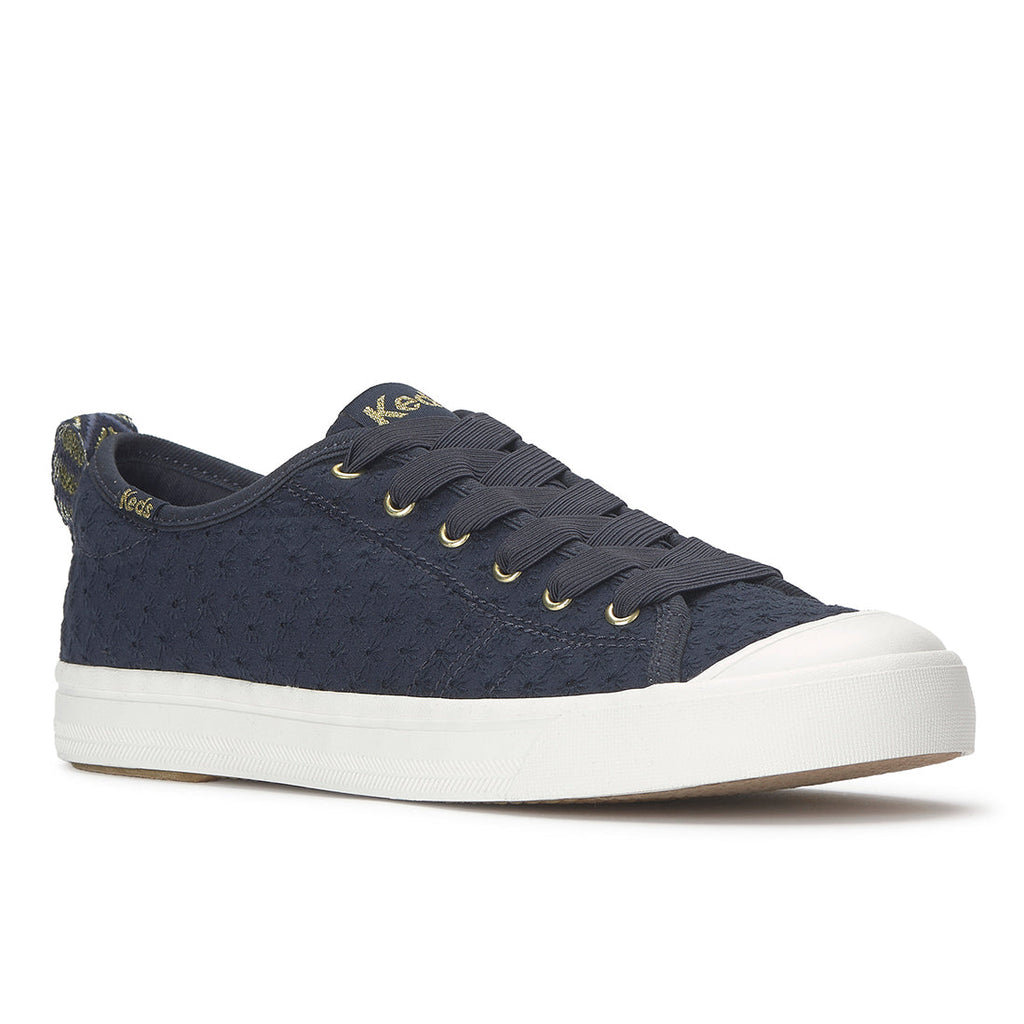 Keds Cruise Mini Daisy Eyelet Navy