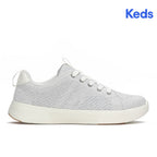 Keds Blisswalk Lace Metallic Eng Knit Snow White/Sliver